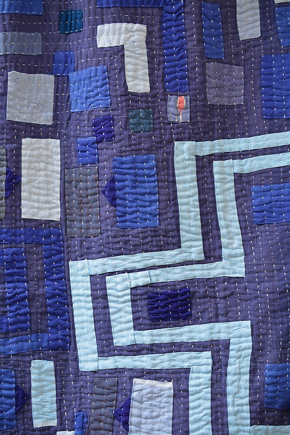 Karnataka Kowdhi – Bleu - 63" x 89" - metaphorracha