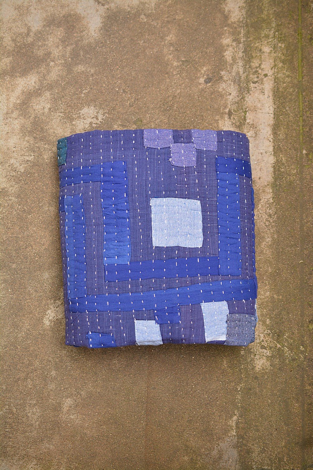 Karnataka Kowdhi – Bleu - 63" x 89" - metaphorracha