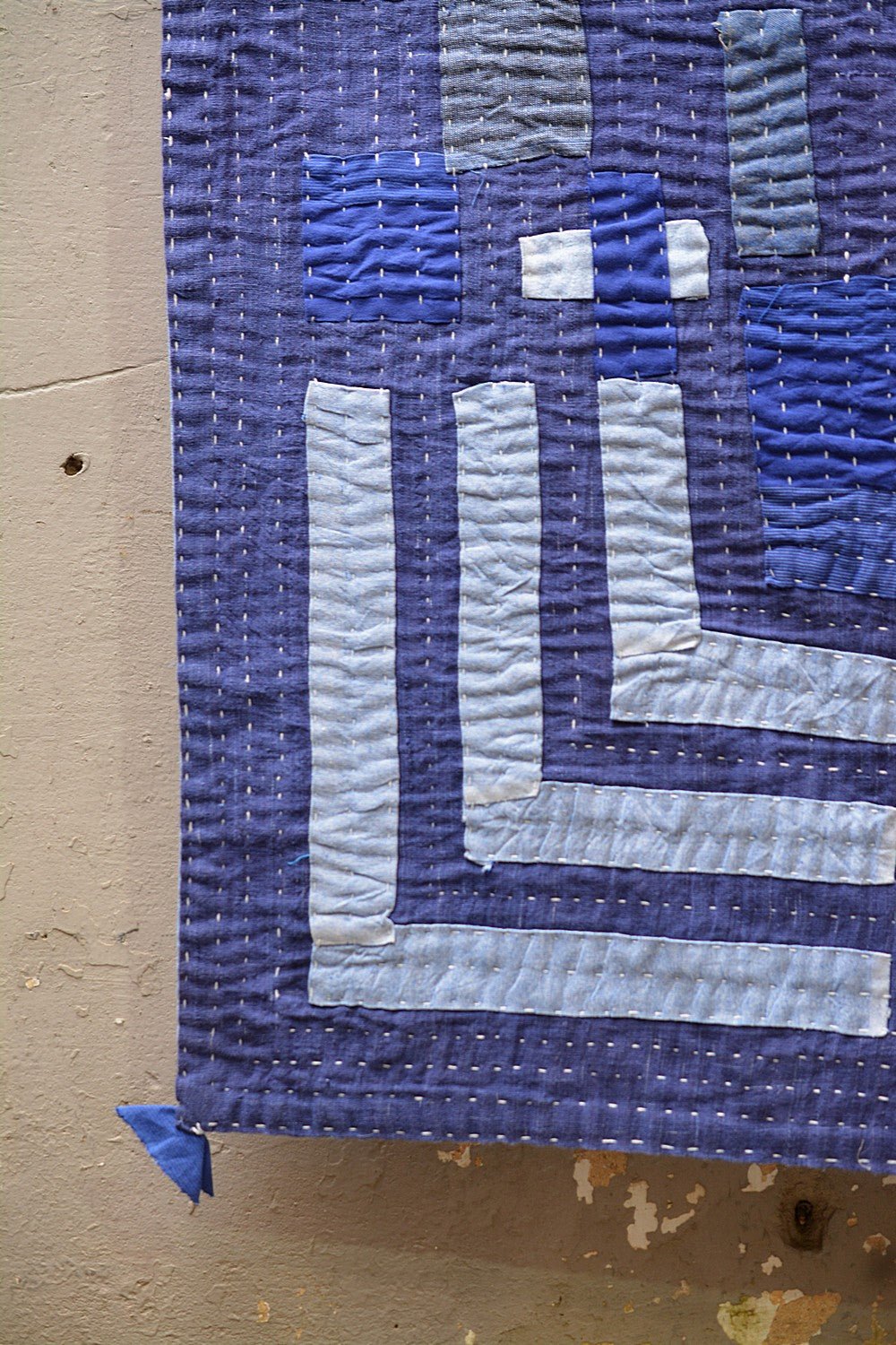 Karnataka Kowdhi – Bleu - 63" x 89" - metaphorracha
