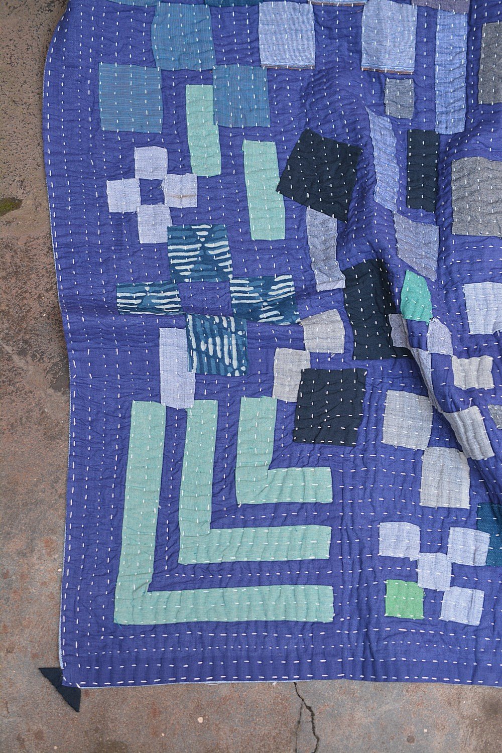 Karnataka Kowdhi – Mavi - 61” x 90” - metaphorracha