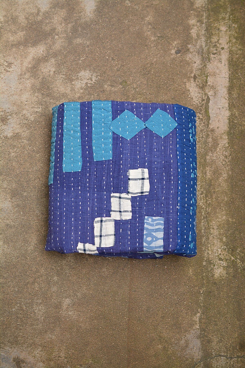 Karnataka Kowdhi – Neeli - 61” x 82” - metaphorracha