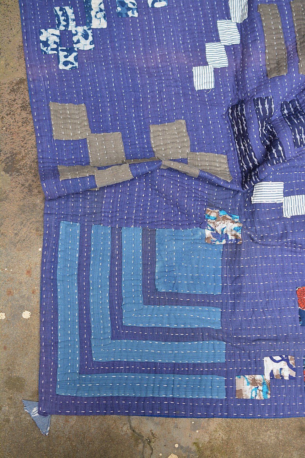 Karnataka Kowdhi – Neeli - 61” x 82” - metaphorracha