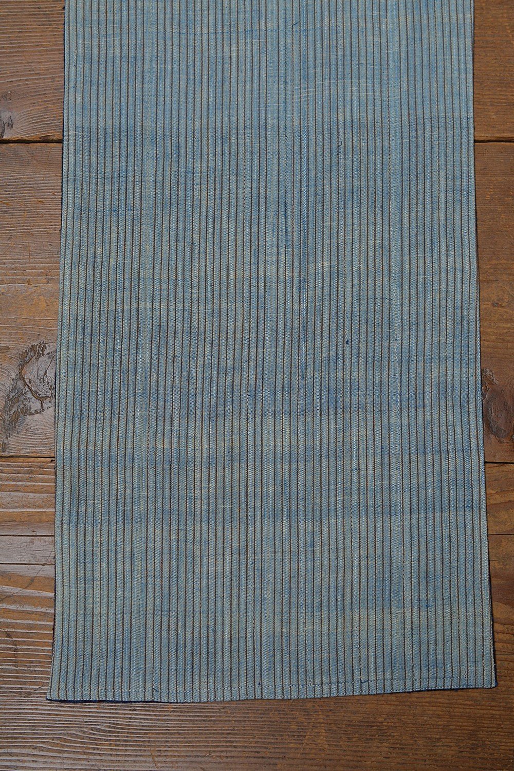 Khadi Table Runner - Printed & Quilted - metaphorracha