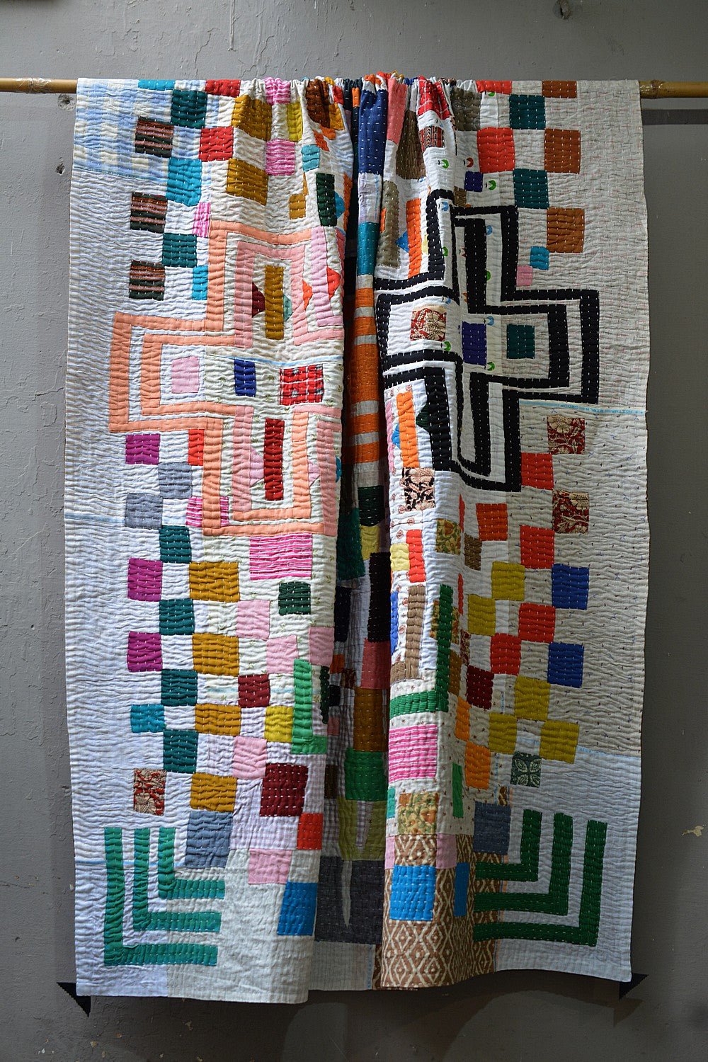 Nirantara Karnataka Kowdhi - 63" X 87" - metaphorracha