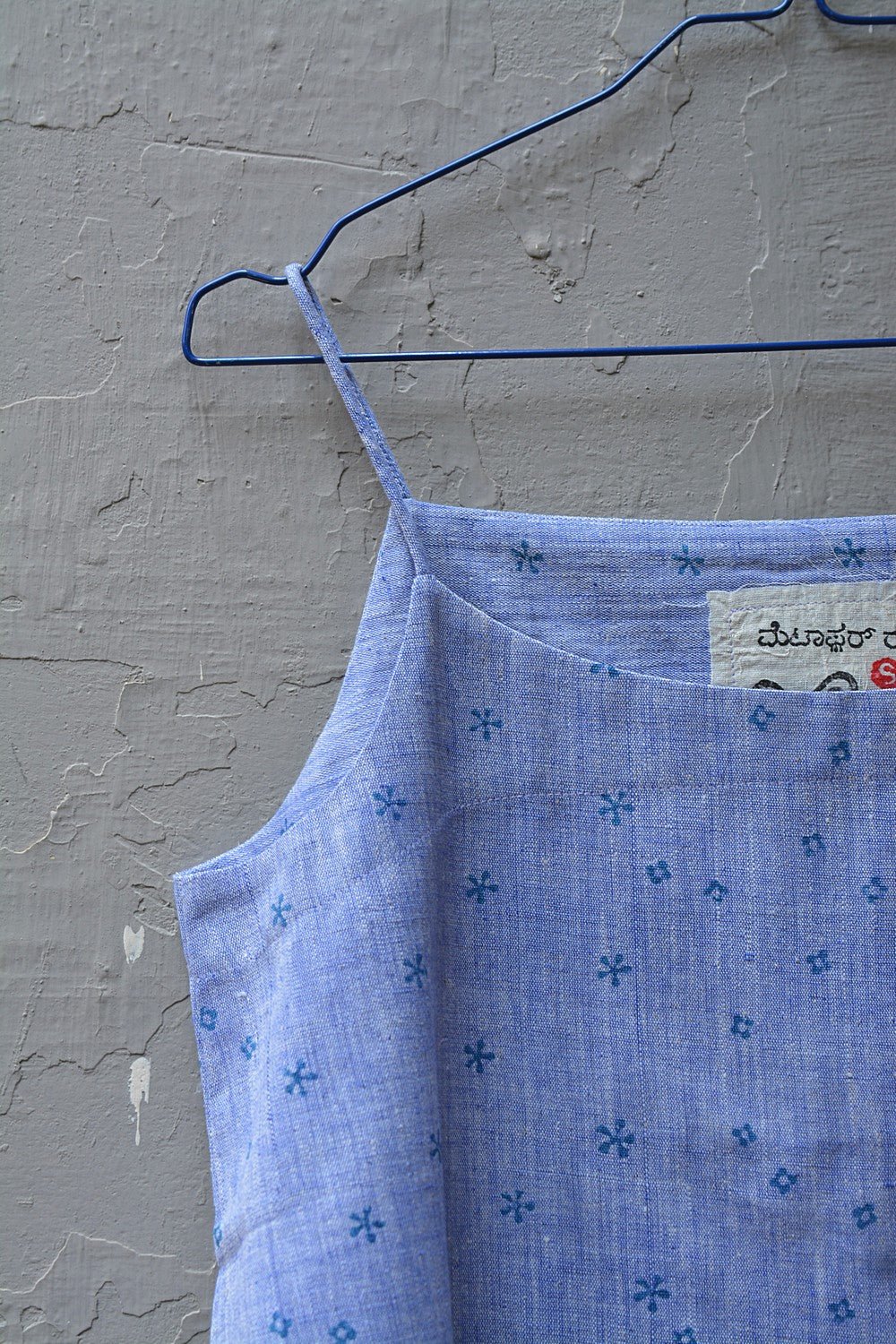 Size S | Printed Khadi Slip - metaphorracha