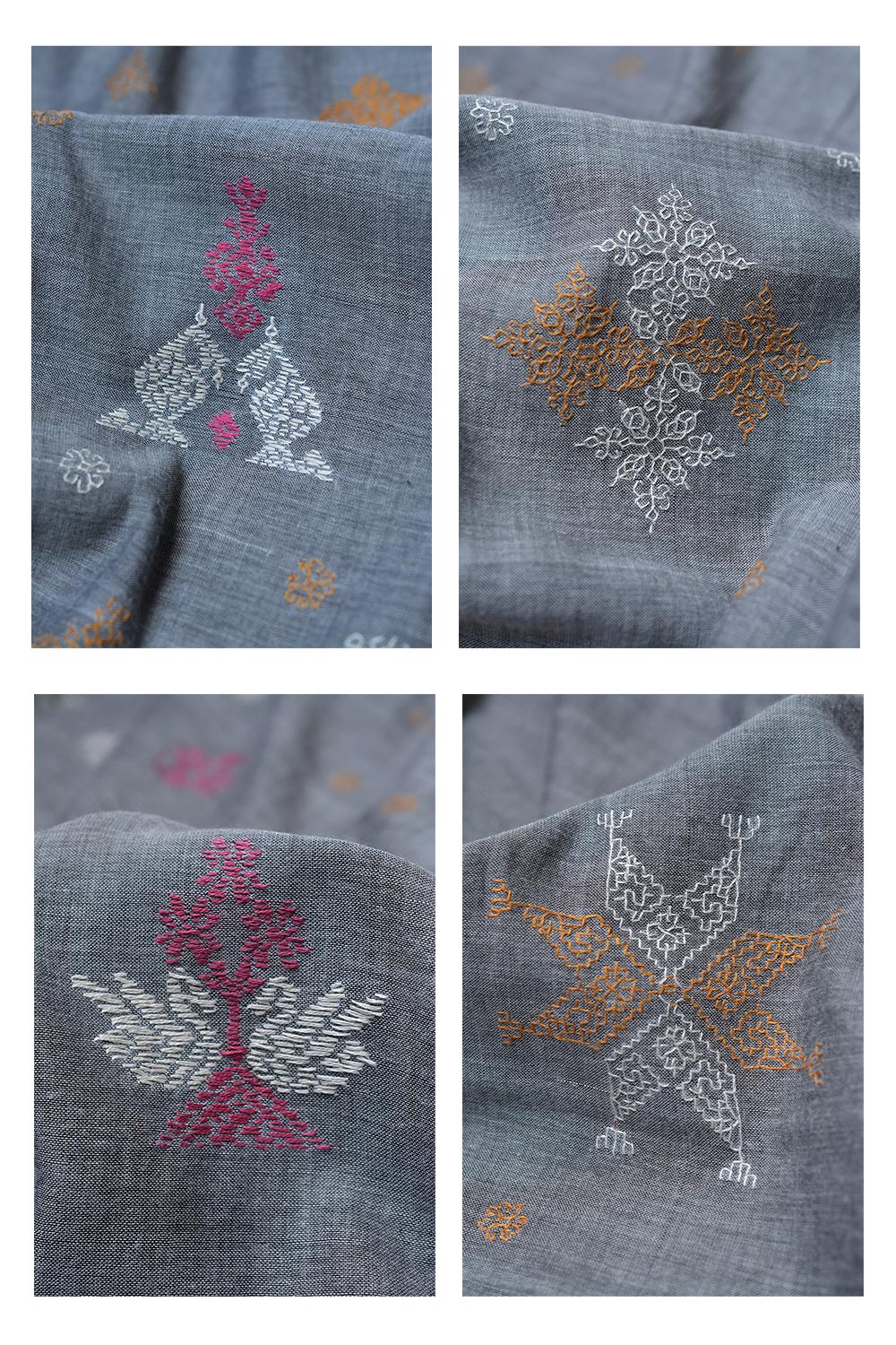 Kasuti Embroidered Karnataka Handloom Saree - Tikand. - metaphorracha