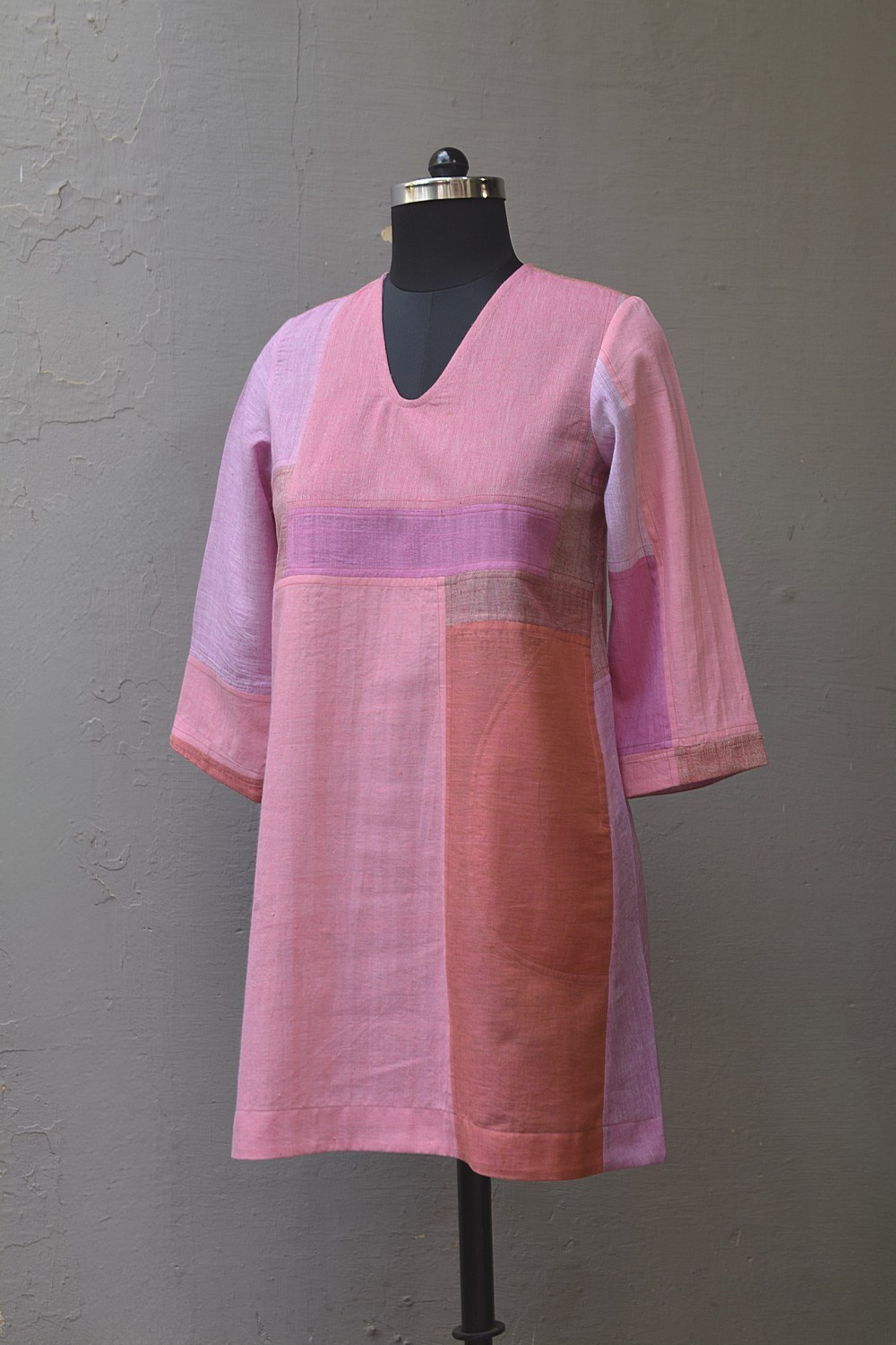Upcycled Khadi Tunic - Sanje