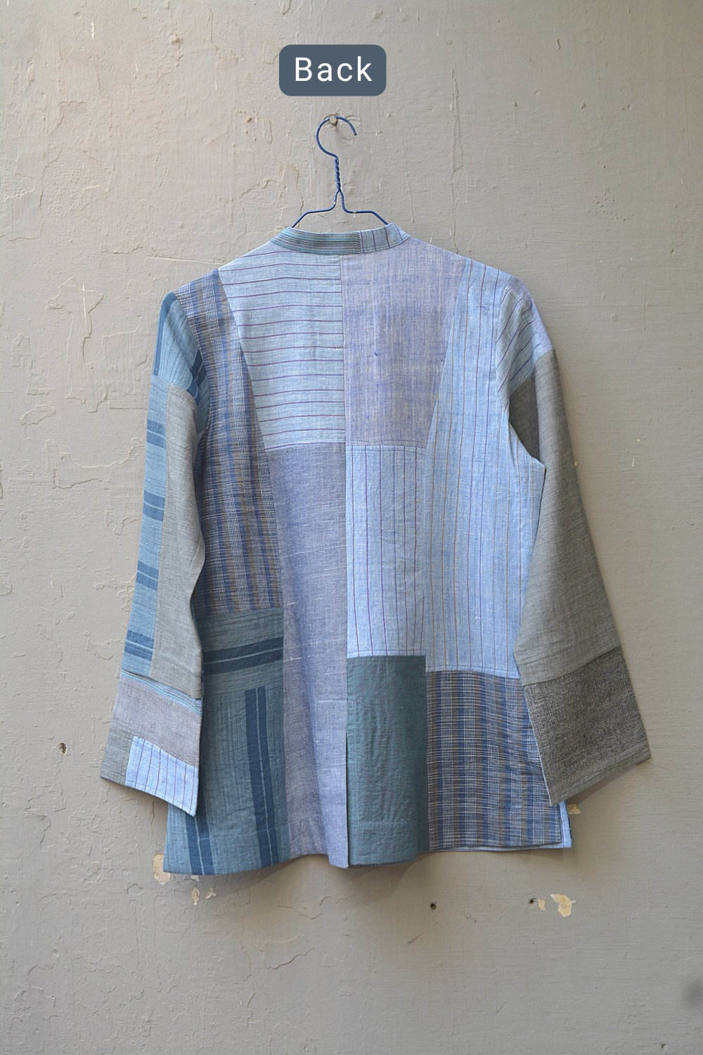 Upcycled Khadi Jacket - Mugilu