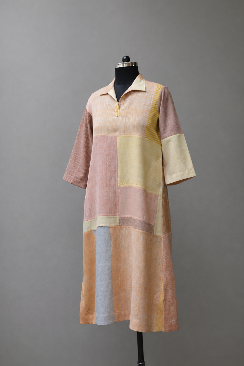 Upcycled Khadi Dress - Munjane