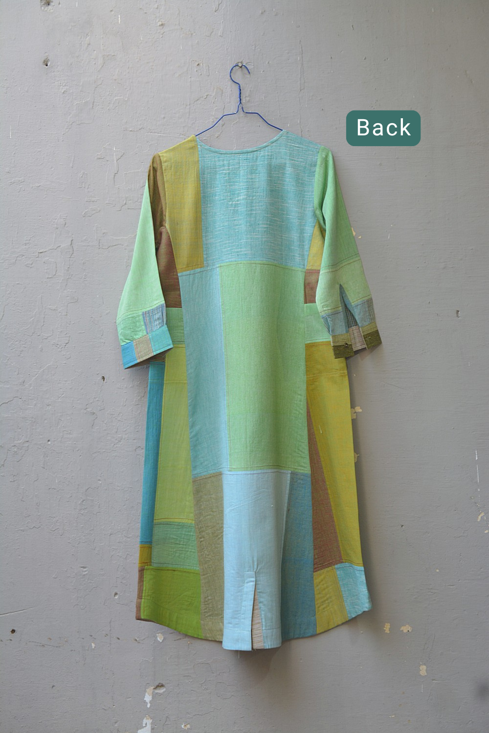 Upcycled Khadi Kurta - Hasiru