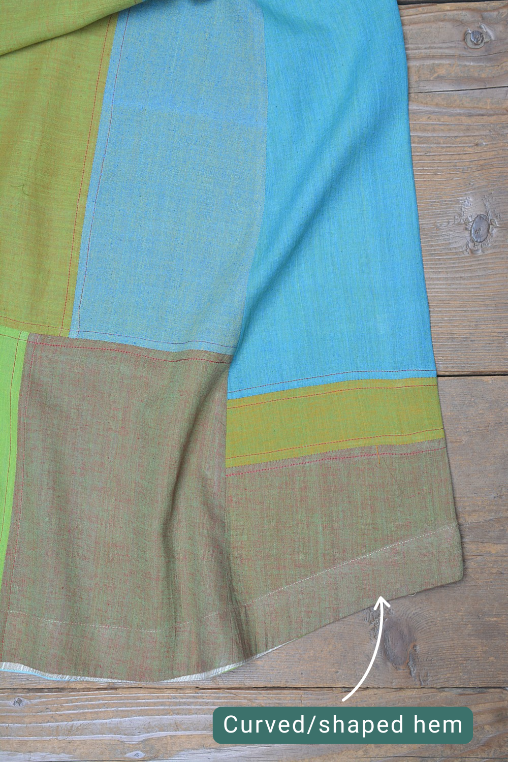 Upcycled Khadi Kurta - Hasiru