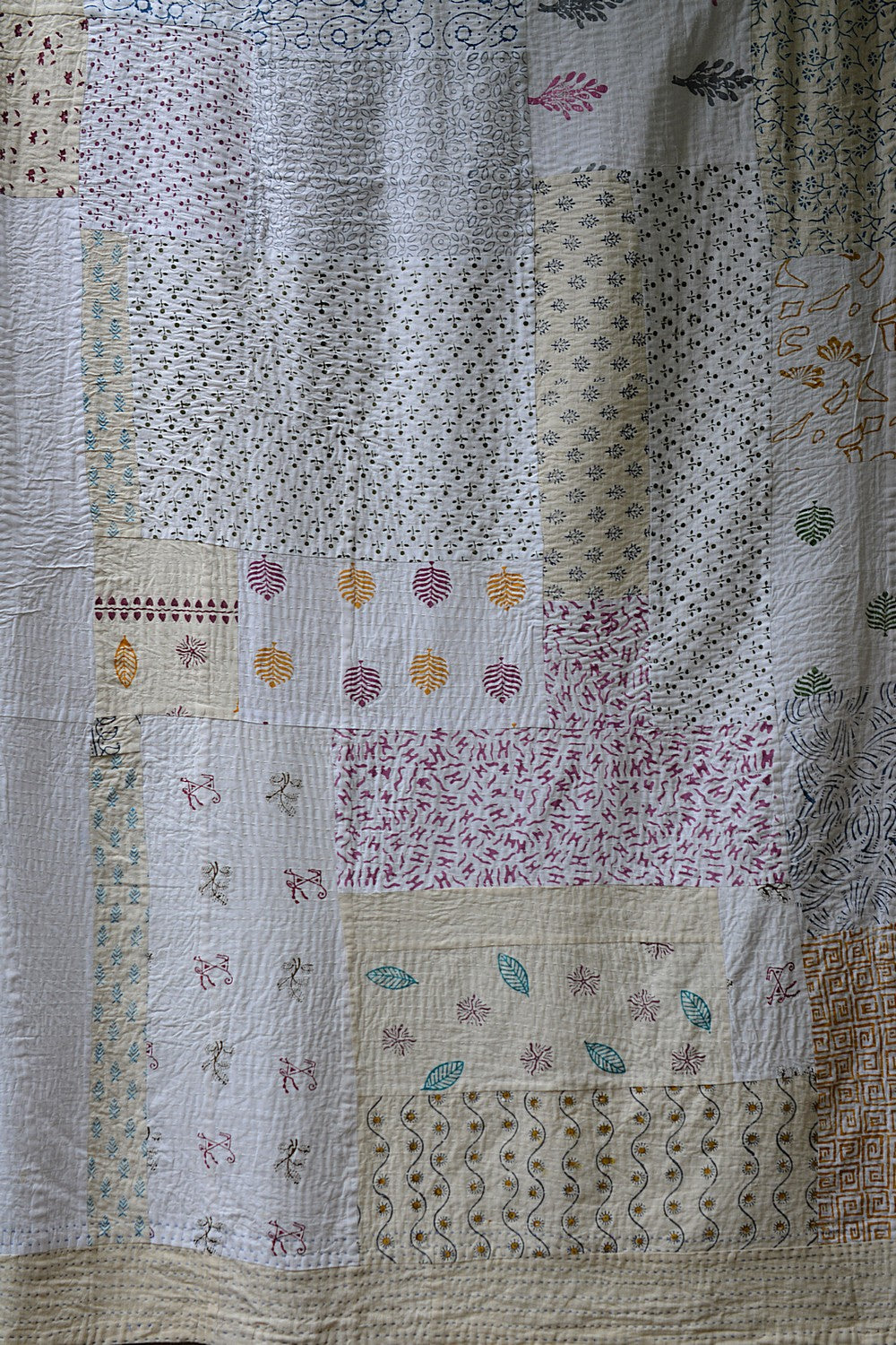 Abbey - Block Printed Quilt (88"x 104")