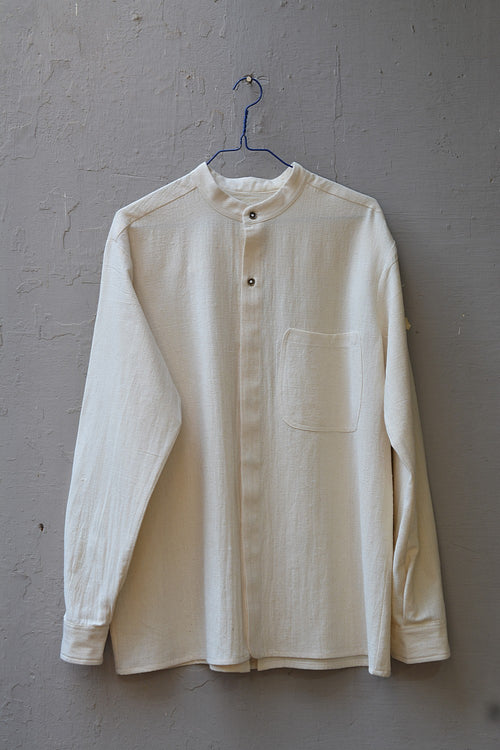 Shop Full-Sleeve Kora Khadi Shirt For Men Online | Metaphor Racha