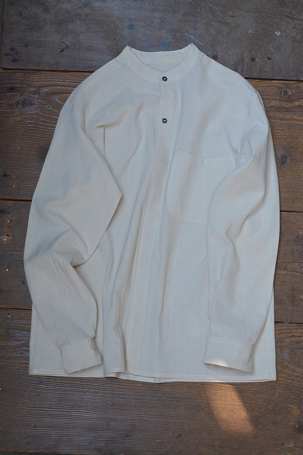 Shop Full-Sleeve Kora Khadi Shirt For Men Online | Metaphor Racha