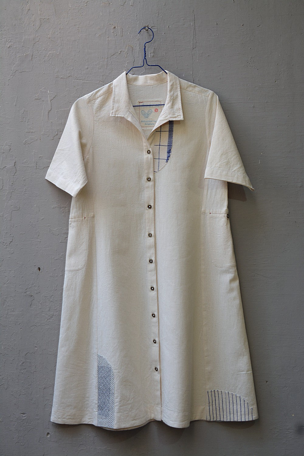 Khadi Dress - Patchwork