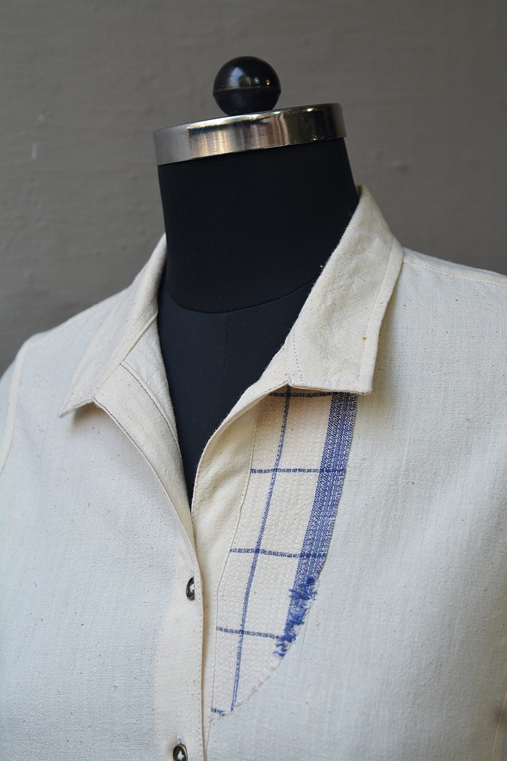 Khadi Dress - Patchwork