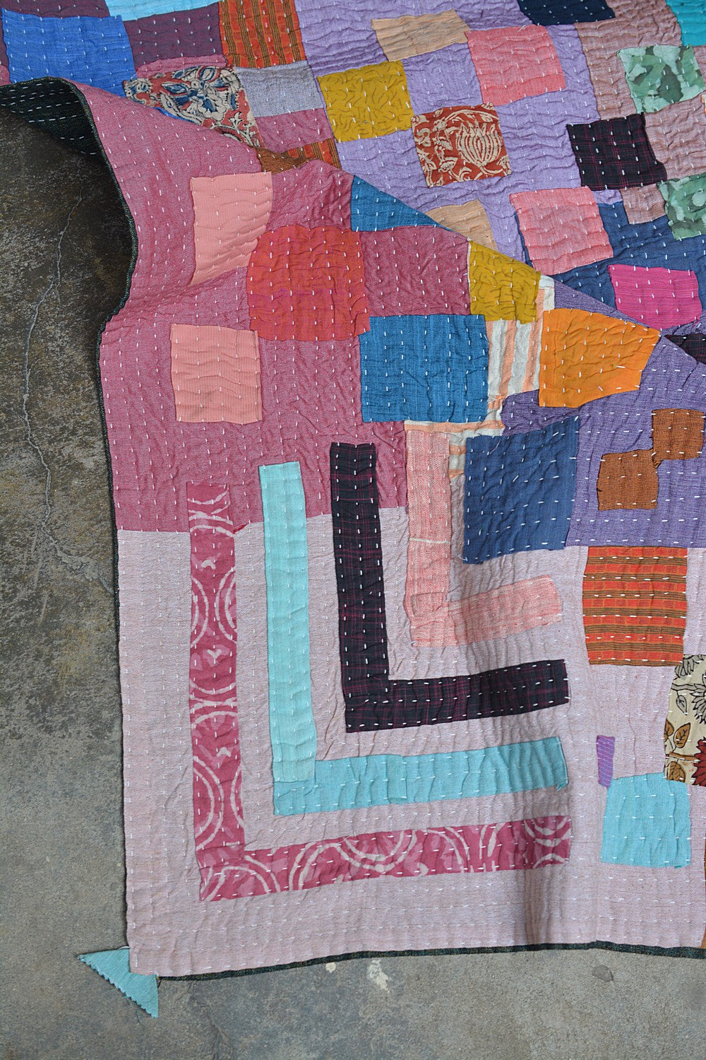 Karnataka Kowdhi - Margin (63" x 90")