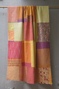 Hand-Quilted Khadi Bedspread | Ground | 61” x 90”