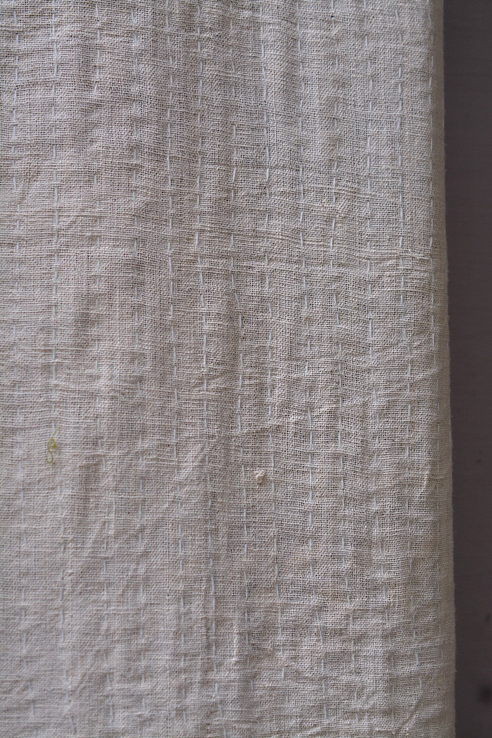 Hand-Quilted Khadi Bedspread | Ground | 94” x 107”
