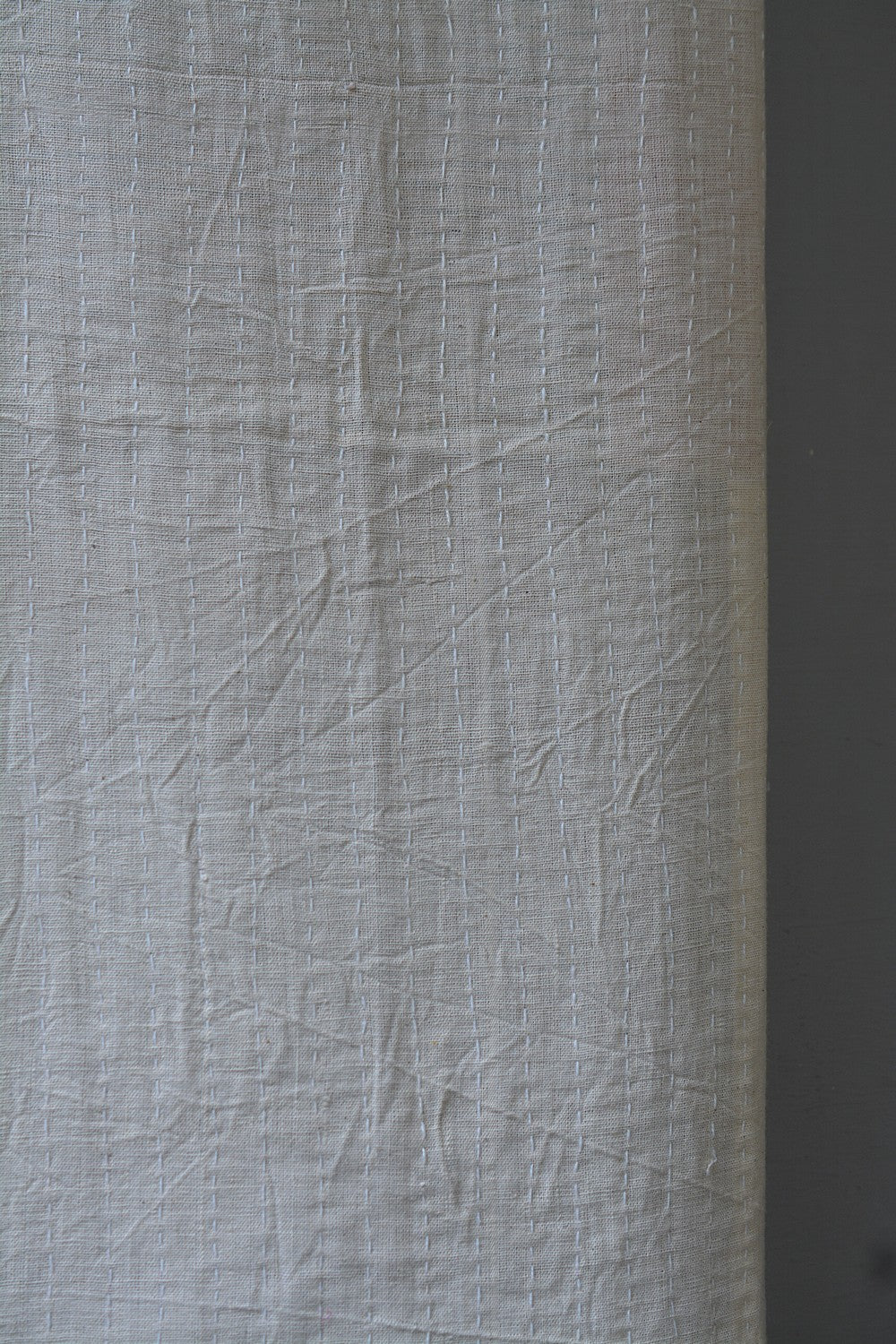Hand-Quilted Khadi Bedspread | Purpose | 63” x 89”