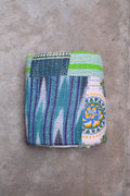 Hand-Quilted Khadi Bedspread | Ground | 94” x 107”