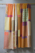 Hand-Quilted Khadi Bedspread | Stitch | 90” x 112”
