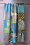 Hand-Quilted Khadi Bedspread | Pave | 62” x 99”