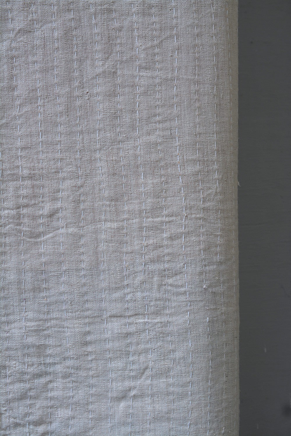 Hand-quilted Khadi Bedspread | Fold | 63" x 90"