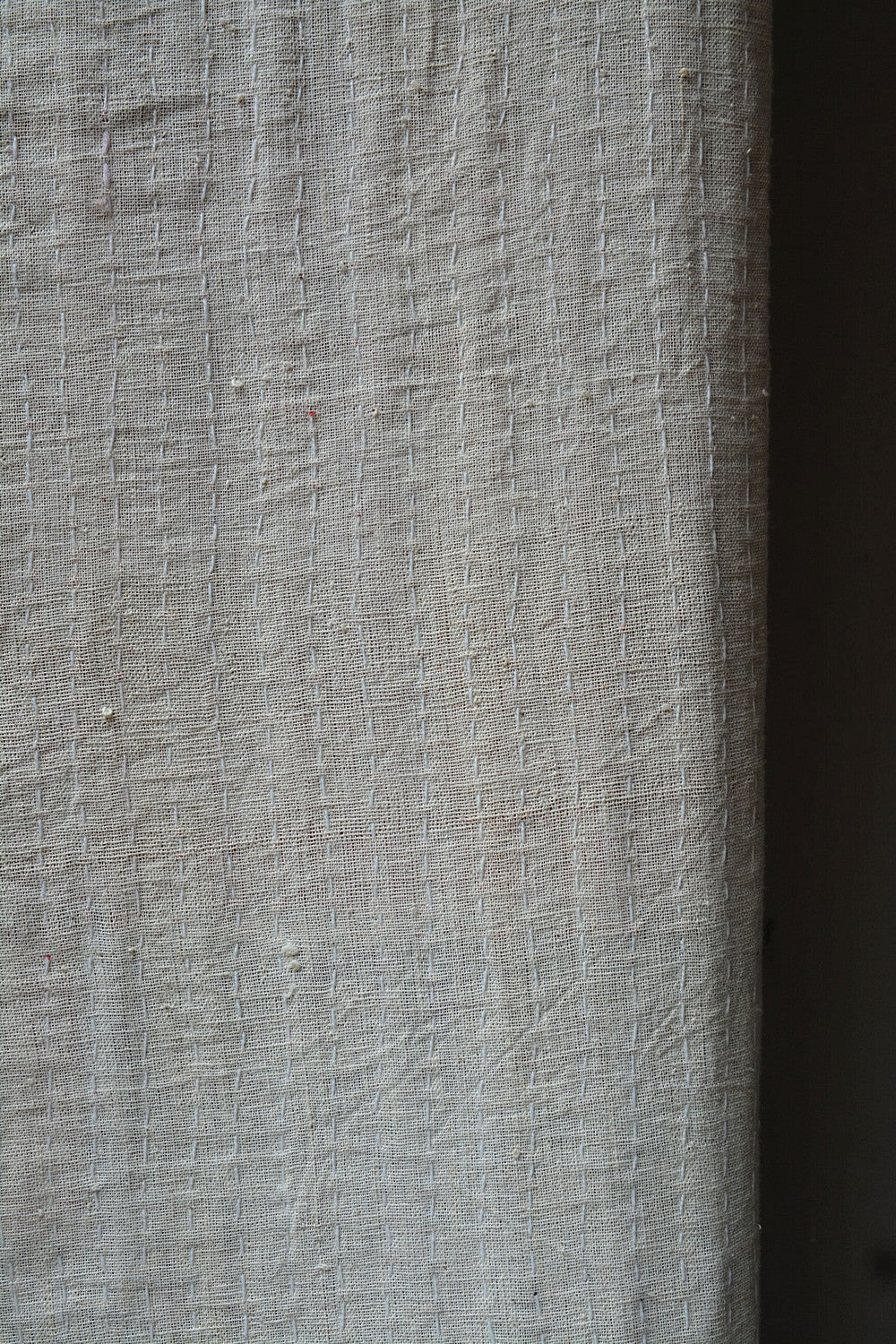 Hand-Quilted Khadi Bedspread | Purpose | 88” x 108”