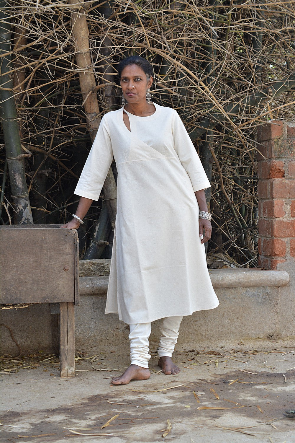 Khadi Kurta - Overlap