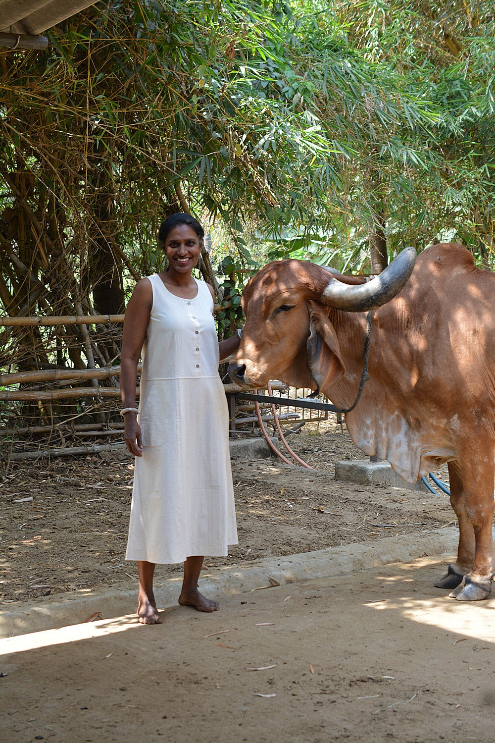 Khadi Sleeveless Dress
