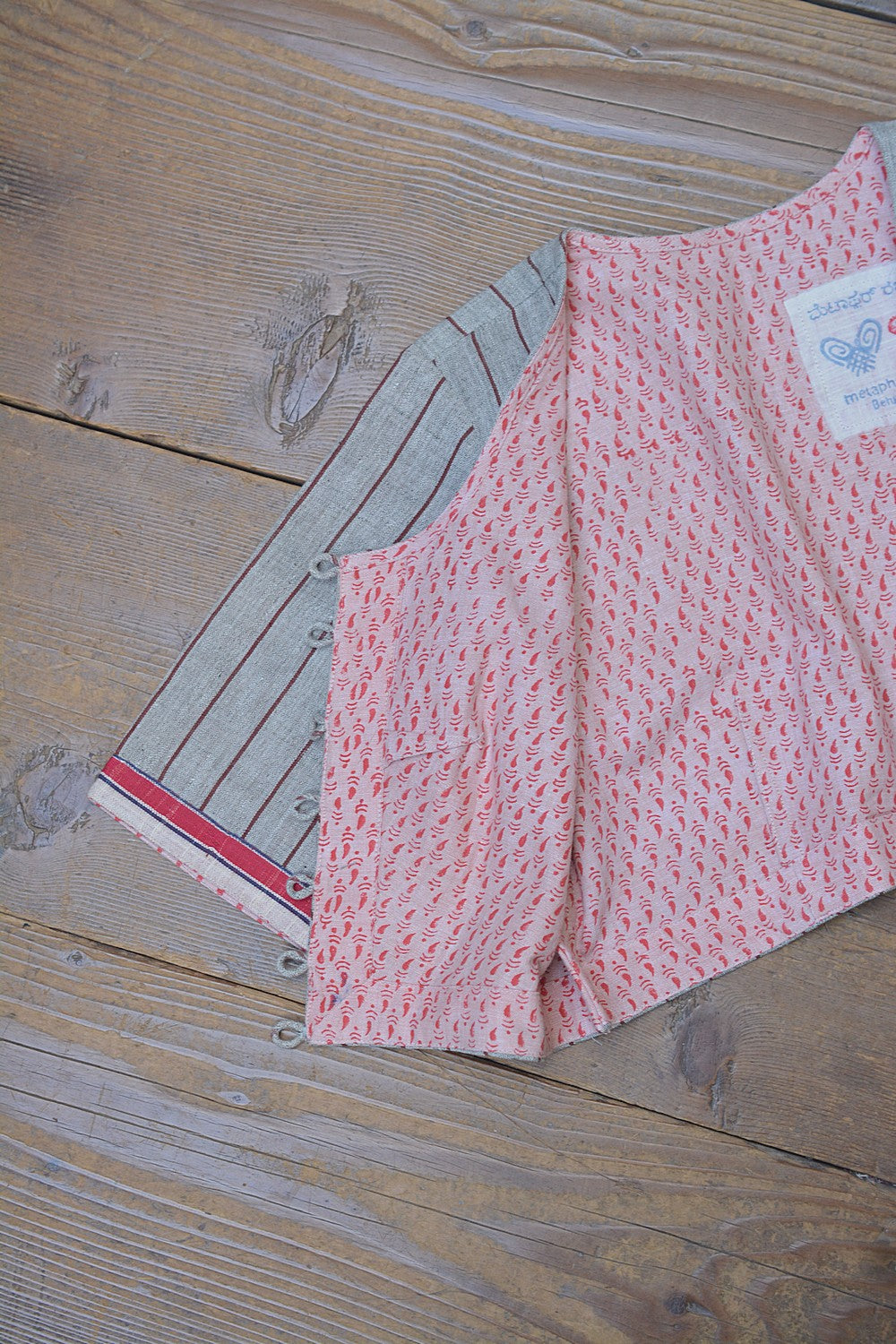 Khadi Saree Blouse - Size “S” | Inaku