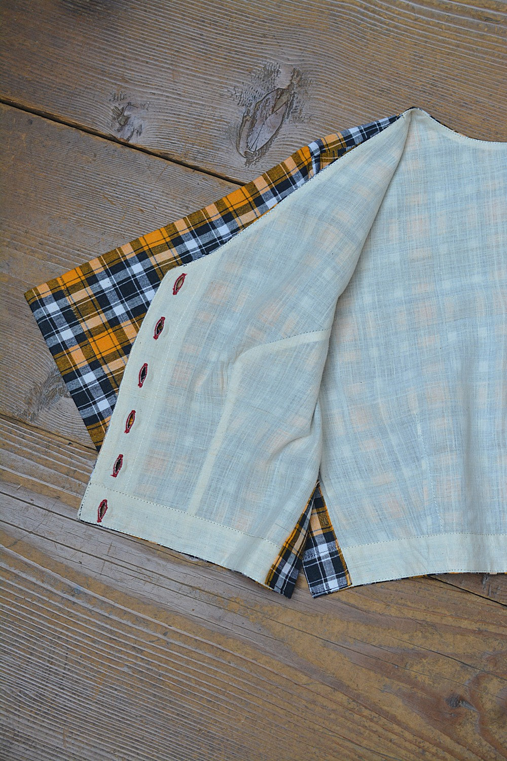 Khadi Saree Blouse - Size “M” | Hidi