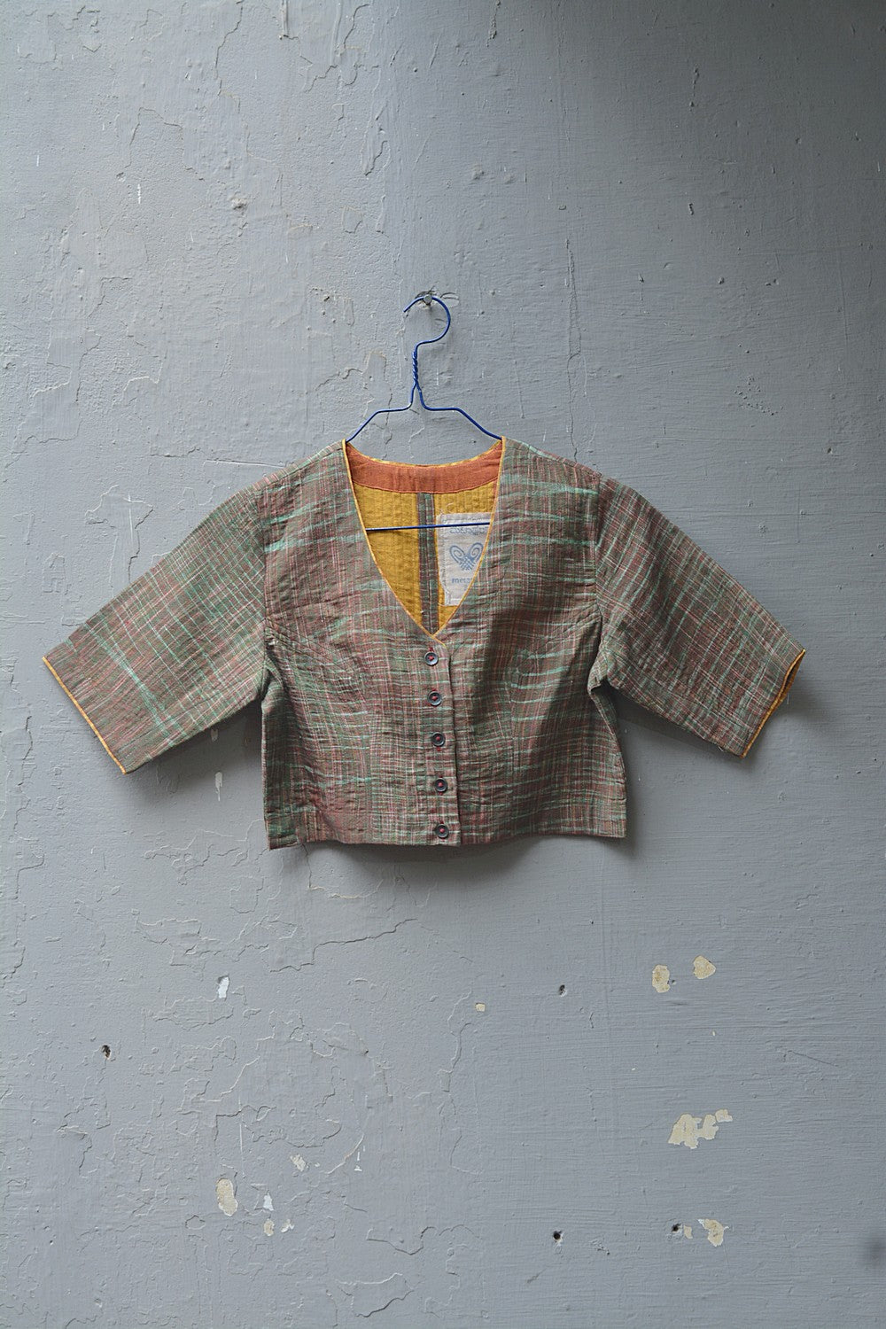Khadi Saree Blouse - Size “S” | Angi