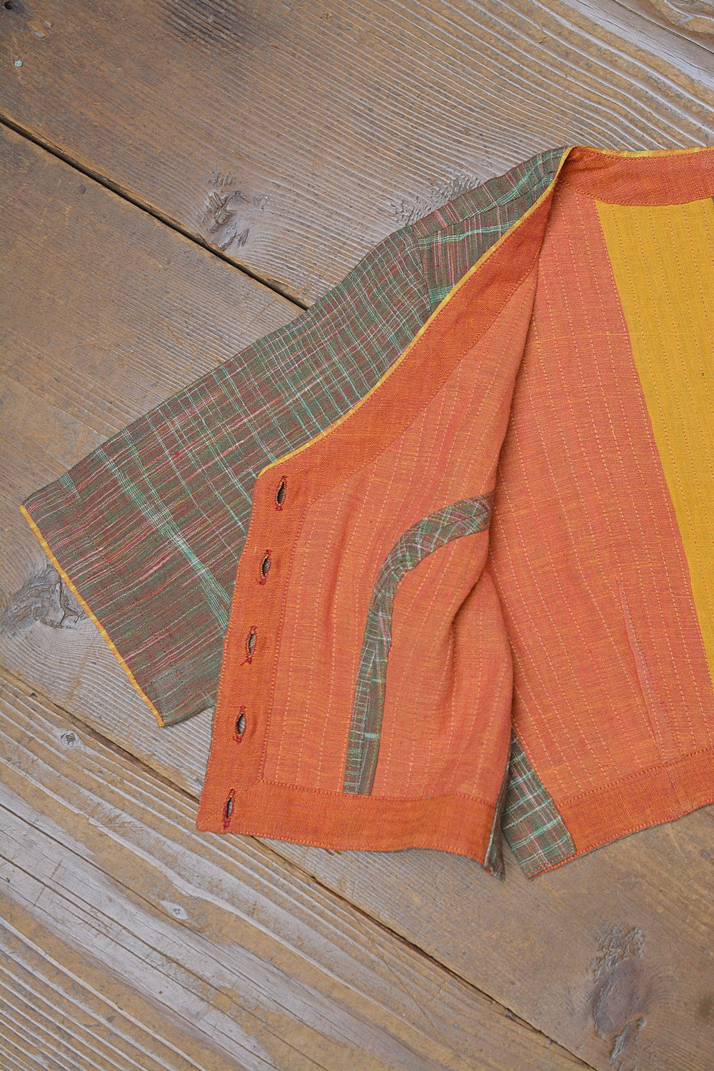 Khadi Saree Blouse - Size “S” | Angi
