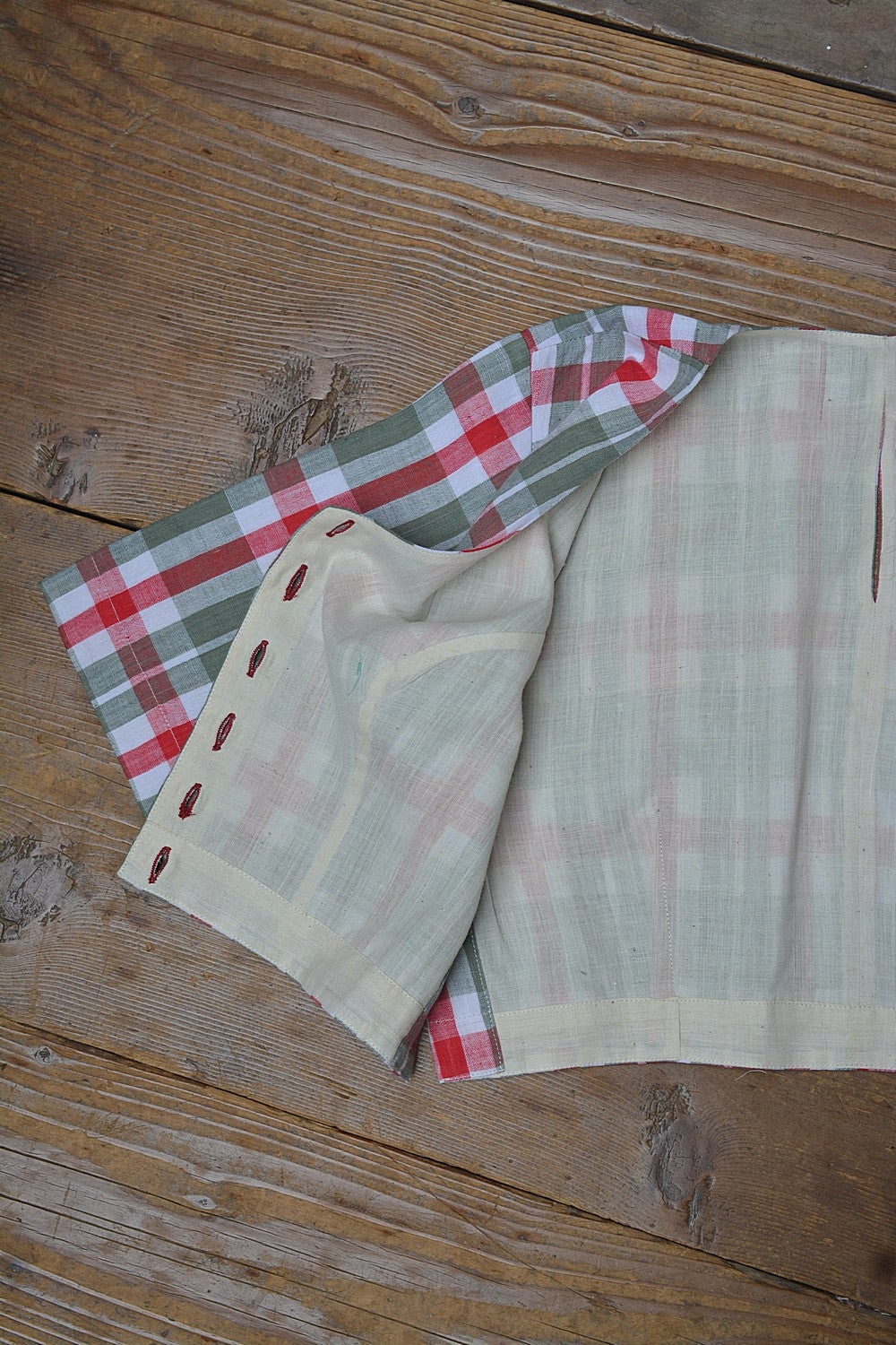 Khadi Saree Blouse - Size “M” | Asama