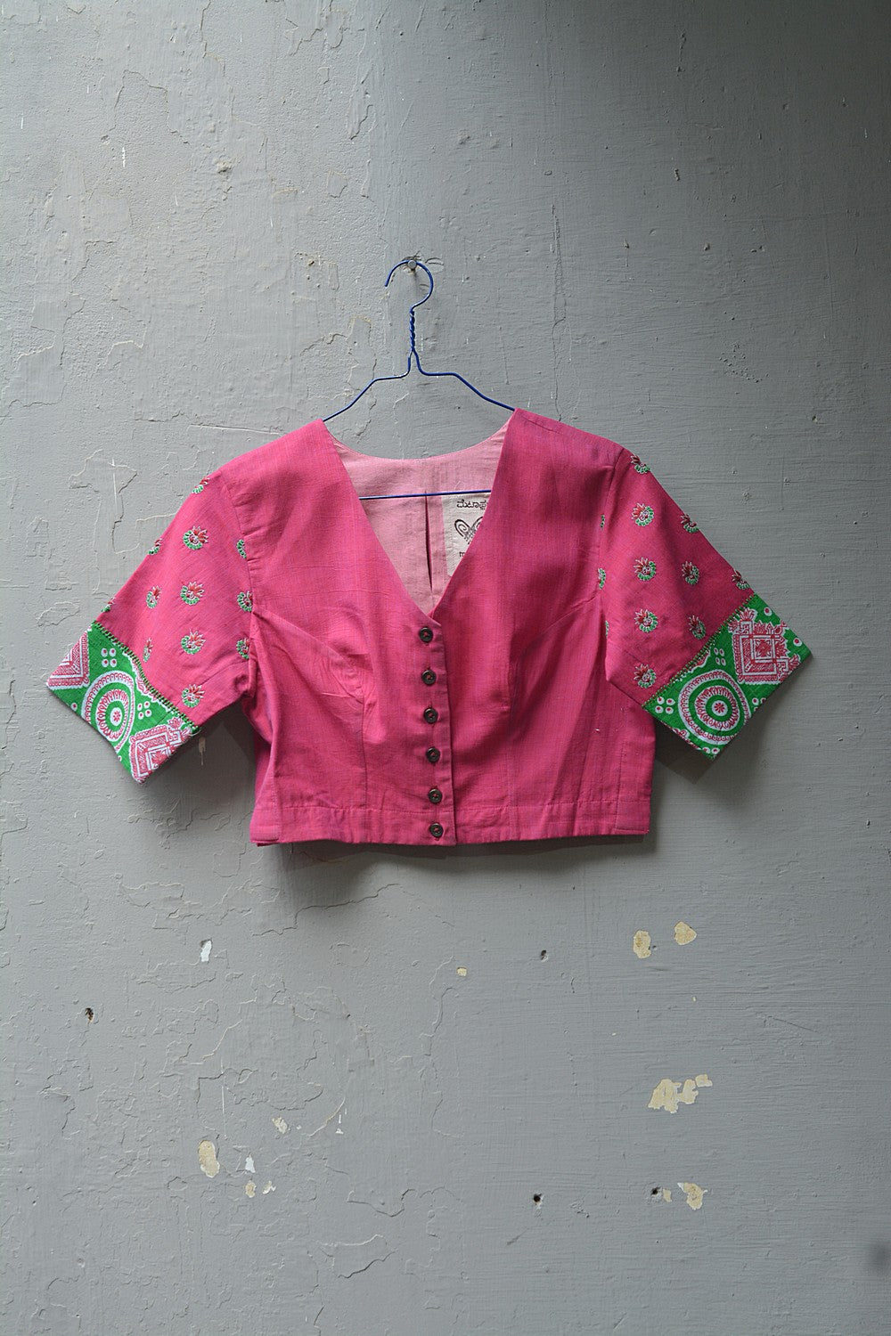 Khadi Saree Blouse - Size “M” | Tudi