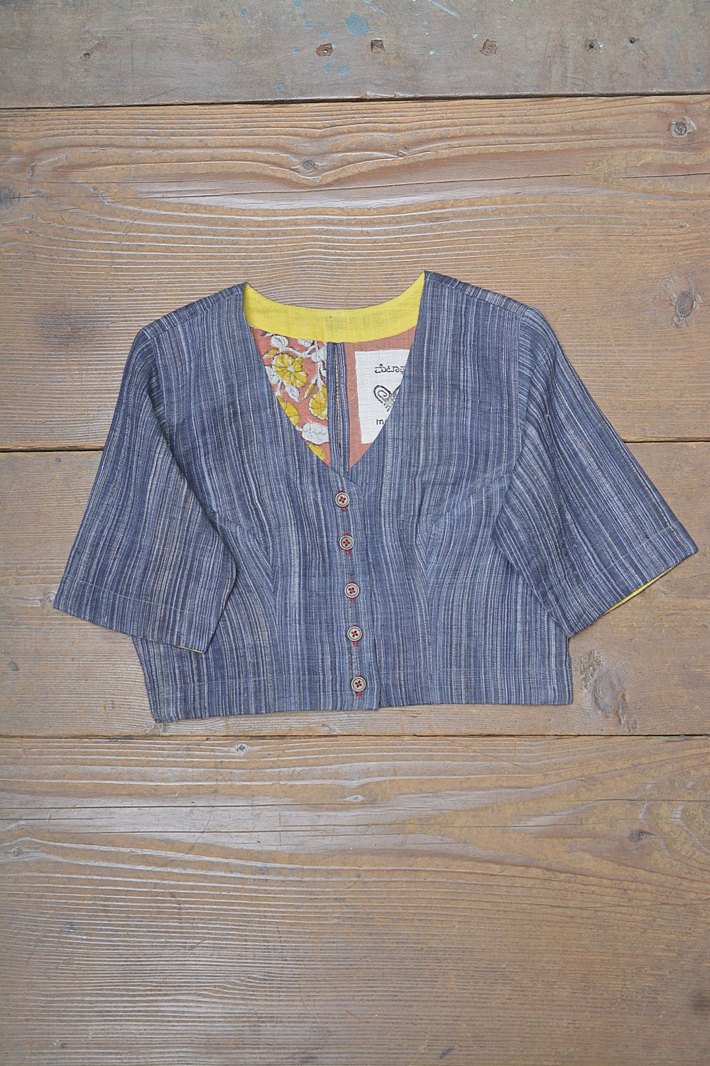 Khadi Saree Blouse - Size “S” | Olavu