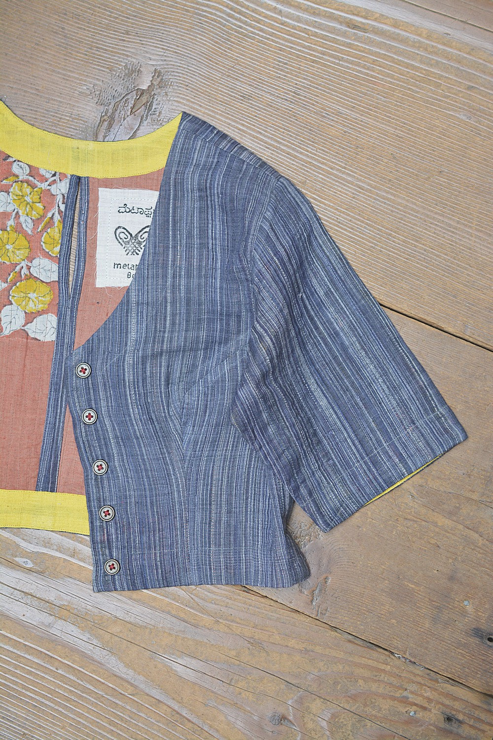 Khadi Saree Blouse - Size “S” | Olavu