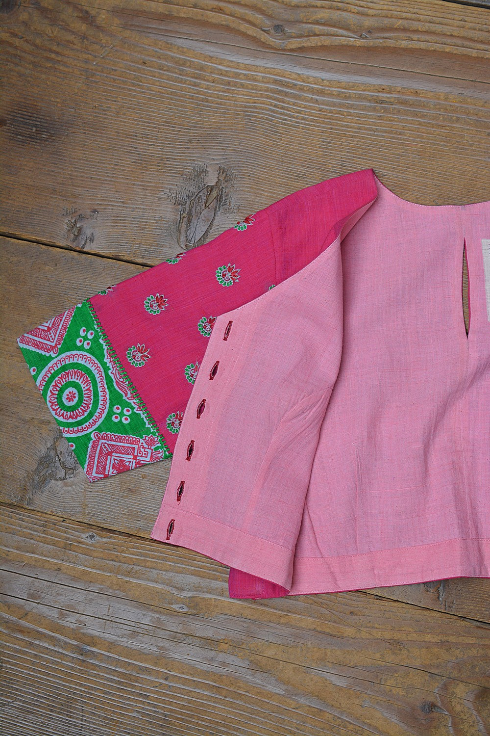 Khadi Saree Blouse - Size “M” | Tudi