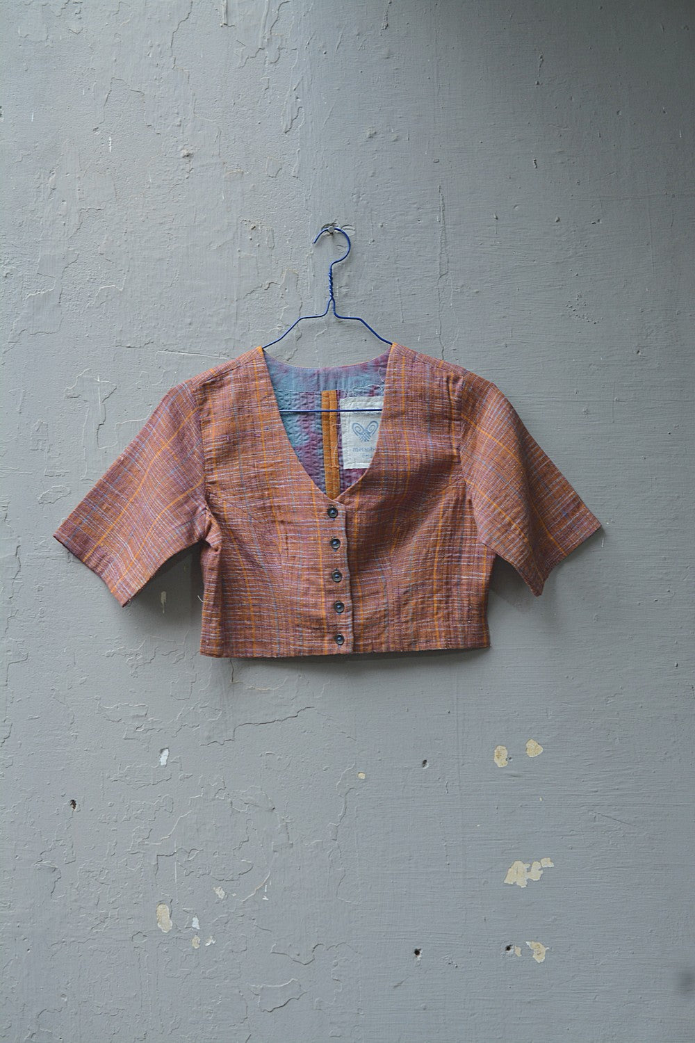 Khadi Saree Blouse - Size “S” | Hani