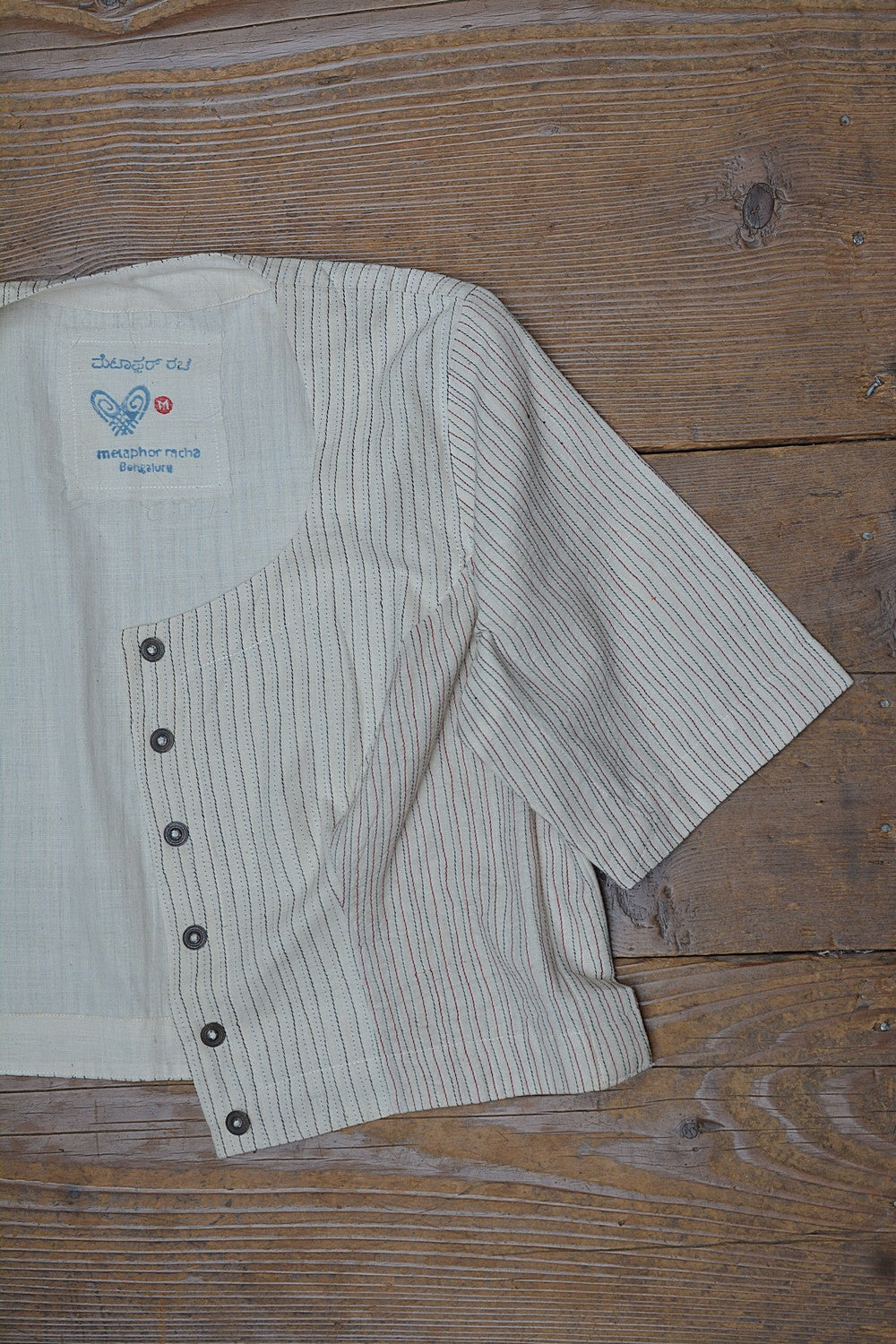 Khadi Saree Blouse - Size “M” | Gheregalu