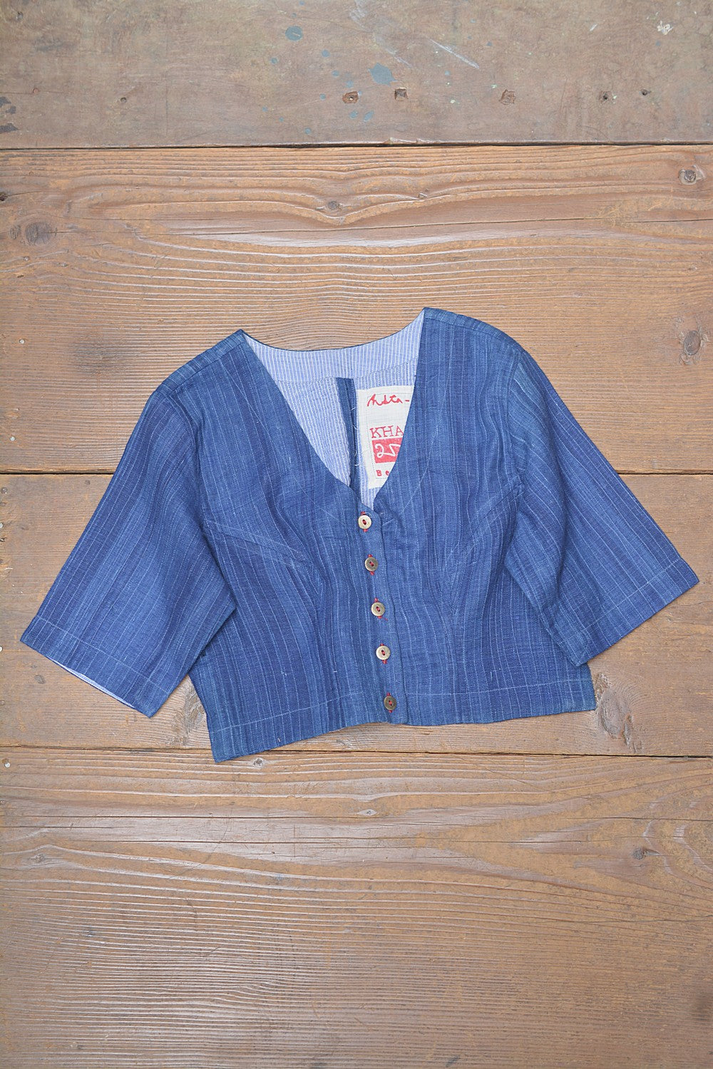 Khadi Saree Blouse - Size “S” | Khaadu