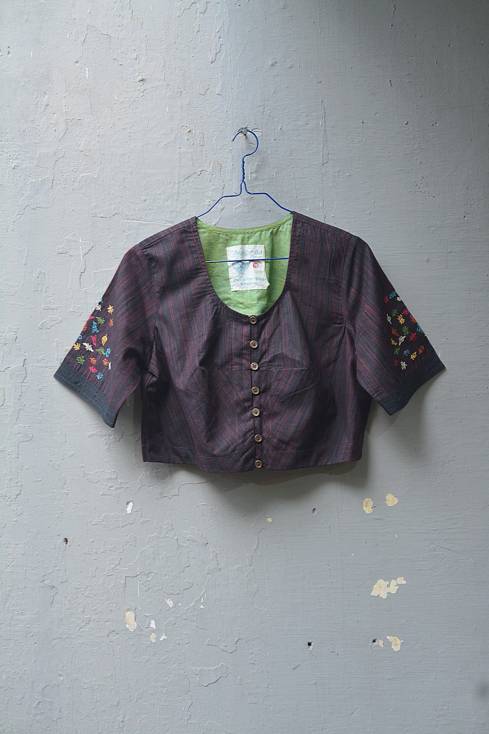 Khadi Saree Blouse - Size “M” | Chiguru