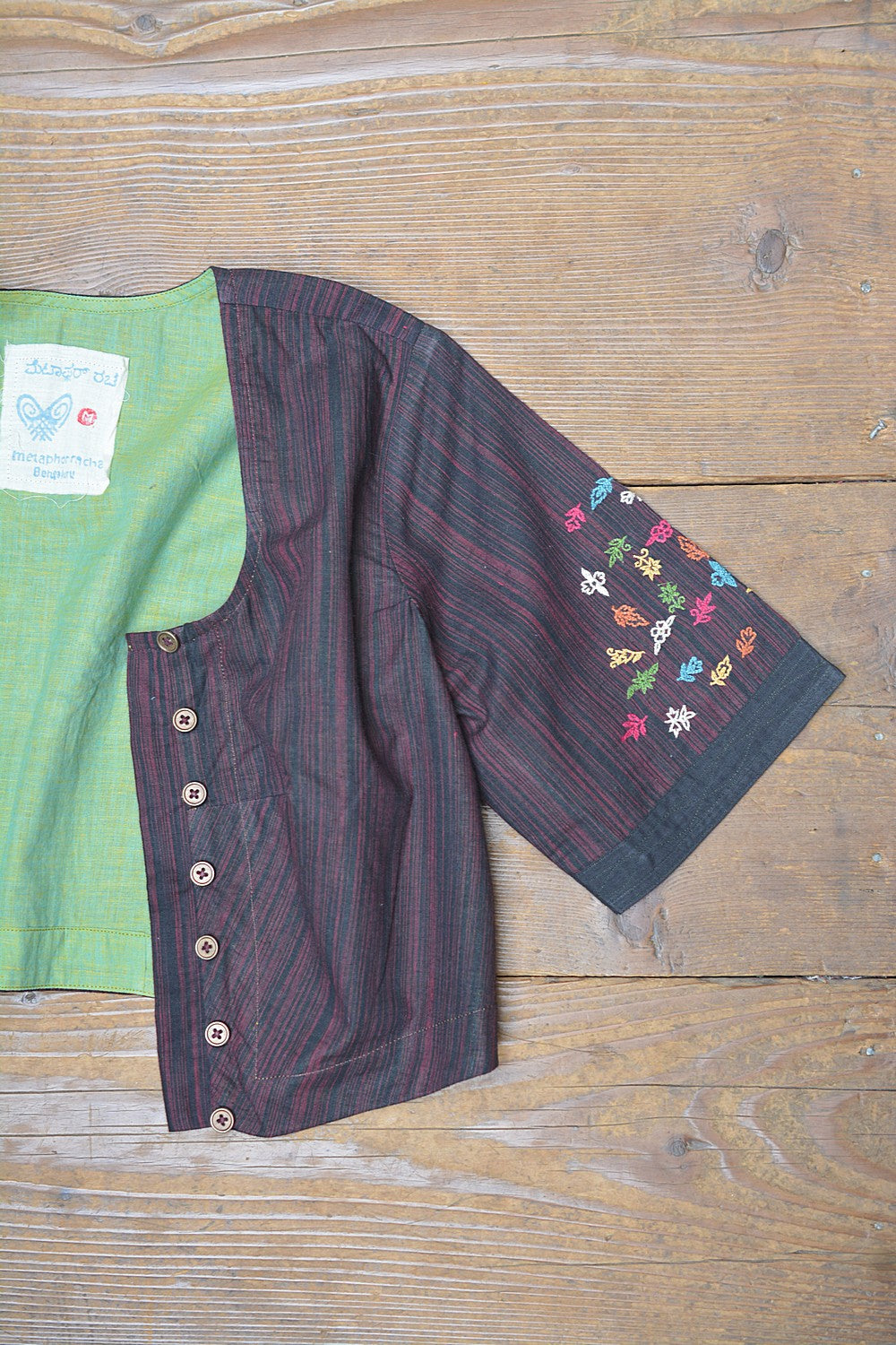 Khadi Saree Blouse - Size “M” | Chiguru