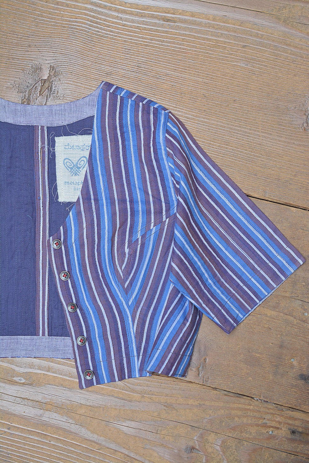 Khadi Saree Blouse - Size “S” | Madichu