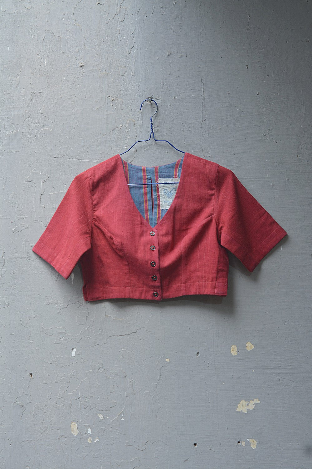 Khadi Saree Blouse - Size “S” | Sannareshe