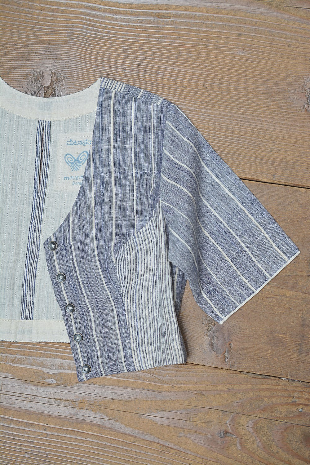 Khadi Saree Blouse - Size “S” | Maathige