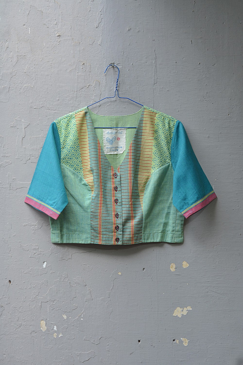 Khadi Saree Blouse - Size “L” | Kalsu