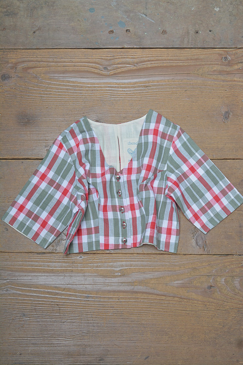 Khadi Saree Blouse - Size “S” | Suruli